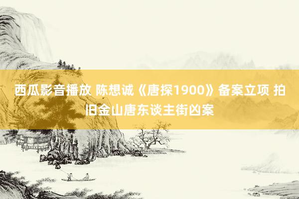 西瓜影音播放 陈想诚《唐探1900》备案立项 拍旧金山唐东谈主街凶案