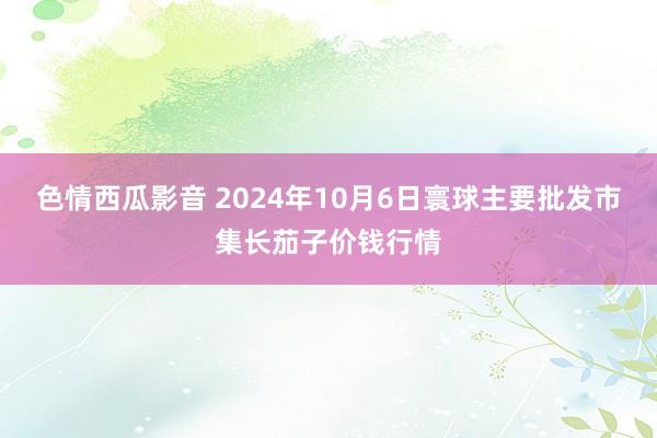 色情西瓜影音 2024年10月6日寰球主要批发市集长茄子价钱行情