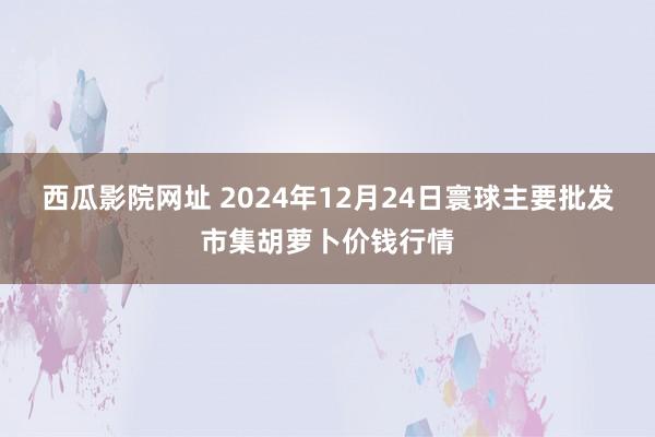 西瓜影院网址 2024年12月24日寰球主要批发市集胡萝卜价钱行情