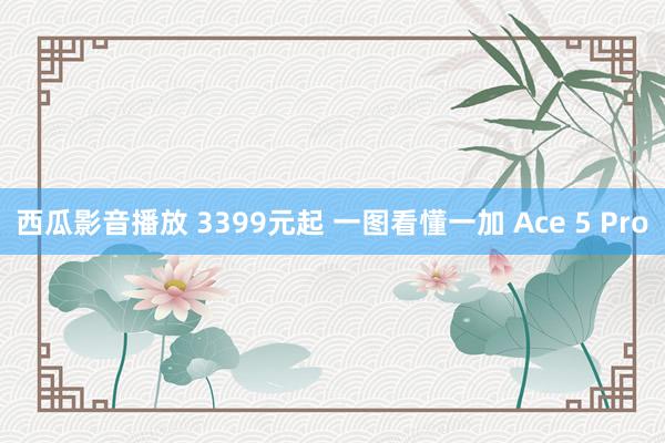 西瓜影音播放 3399元起 一图看懂一加 Ace 5 Pro