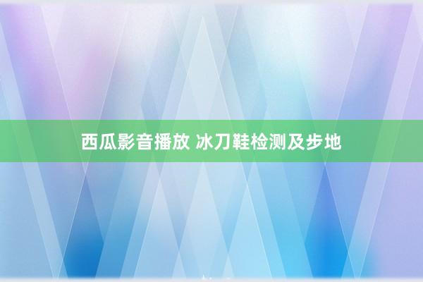 西瓜影音播放 冰刀鞋检测及步地